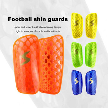 2 τμχ Soccer Shin Guards Υψηλής αντοχής μαλακά προστατευτικά μαξιλαράκια κνήμης Ανθεκτικά σε κρούσεις Αναπνεύσιμος εξοπλισμός ποδοσφαίρου γάμπας