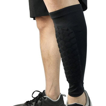 1 бр. Компресионни ръкави за крака Футболни упражнения Екипировка за опора на прасеца Безопасни чорапи за баскетбол за бягане Защитна екипировка за крака