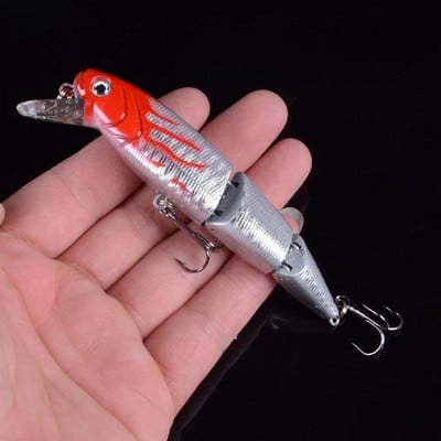 1 vnt 10,5 cm 15 g dirbtinis kietas masalas lazerinis Minnow žvejybos masalas pesca kabliukai žuvies voblerio reikmenys su 3D akimis