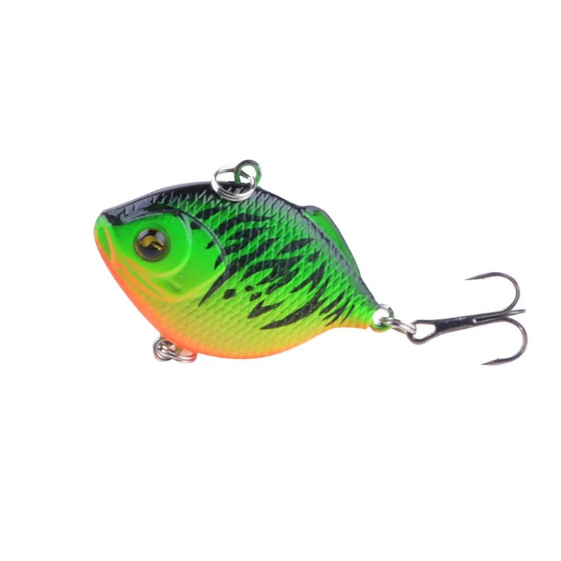 1gab Plastmasas VIB mānekļi 4,5 cm 8,5 g spilgti vibrācijas karote, māneklis, makšķerēšanas ēsma Bass mākslīgā cietā ēsma VIB ēsma 3D acis