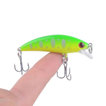 1 τεμ Pesca Wobbling Fishing Lure 55mm 6,4g Sinking Minnow Isca Artificial Baits for Bass Perch Pike Trout 3D Eyes Jigging Lure