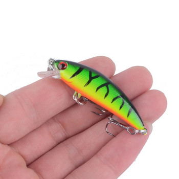 1 τεμ Pesca Wobbling Fishing Lure 55mm 6,4g Sinking Minnow Isca Artificial Baits for Bass Perch Pike Trout 3D Eyes Jigging Lure