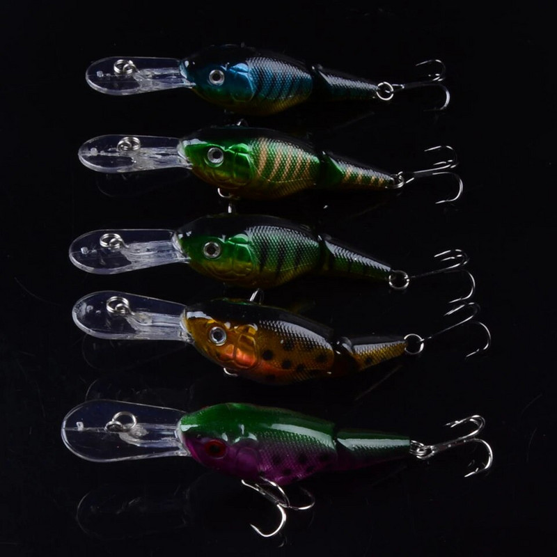 1 tk ujuv Minnow kalapüügi peibutis kõva kunstlik vända sööt 3D silmad 9,5 cm 10,5 g voblerid Crankbait treble konksud bass pesca