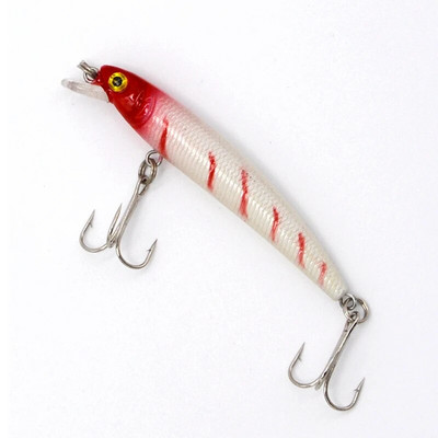 1 buc 7,5 cm 4,5 g Nalucă de pescuit cu momeală artificială pescuit Minnow Wobblers Tackle Bass Păstrăv Momeală Iscas ochi 3D