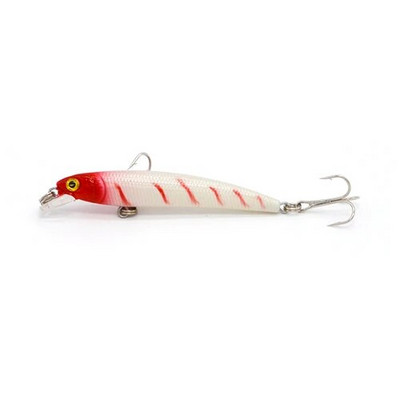 1tk 7,5cm 4,5g Pesca kunstsööt Kalastuslant Minnow Wobblers Tackle Bass Forell Bait Iscas 3D eye