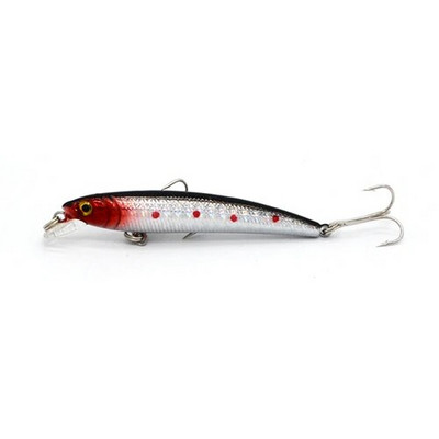 1tk 7,5cm 4,5g Pesca kunstsööt Kalastuslant Minnow Wobblers Tackle Bass Forell Bait Iscas 3D eye