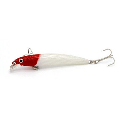 1tk 7,5cm 4,5g Pesca kunstsööt Kalastuslant Minnow Wobblers Tackle Bass Forell Bait Iscas 3D eye