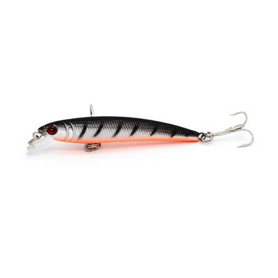 1tk 7,5cm 4,5g Pesca kunstsööt Kalastuslant Minnow Wobblers Tackle Bass Forell Bait Iscas 3D eye