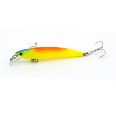 1tk 7,5cm 4,5g Pesca kunstsööt Kalastuslant Minnow Wobblers Tackle Bass Forell Bait Iscas 3D eye