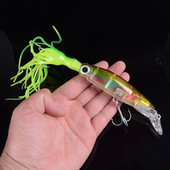 Nova 1kom visokokvalitetna realistična hobotnica, lignja, mamac za ribolov 14 cm/39 g, 6 boja dostupnih mamaca za ribolov s udicom za visoke tonove