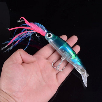 Νέο 1τμχ Υψηλής ποιότητας Ζωντανό Octopus Squid Jig Fishing Lure 14cm/39g Διαθέσιμο Δόλωμα ψαρέματος 6 χρωμάτων με μαχαίρι για γάντζο τριπλών