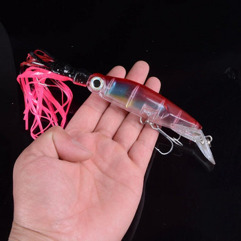 Νέο 1τμχ Υψηλής ποιότητας Ζωντανό Octopus Squid Jig Fishing Lure 14cm/39g Διαθέσιμο Δόλωμα ψαρέματος 6 χρωμάτων με μαχαίρι για γάντζο τριπλών