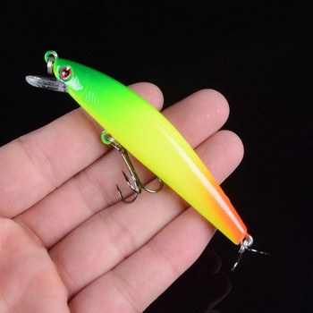 1 τεμ. 3D Eyes Swimfish Wobblers 8,5cm/7,5g Minnow Fishing Lure Crankbaits Isca Artficial Hard Baits for Outdoor Bait Ψάρεμα κυπρίνου