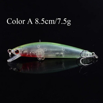 1tk 3D Eyes Swimfish voblerid 8,5 cm/7,5 g Minnow Fishing Lure Crankbaits Isca kunstlikud kõvasöödad õues söödaga karpkalapüügiks