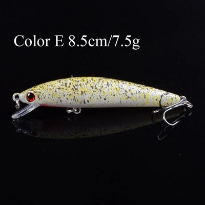 1tk 3D Eyes Swimfish voblerid 8,5 cm/7,5 g Minnow Fishing Lure Crankbaits Isca kunstlikud kõvasöödad õues söödaga karpkalapüügiks