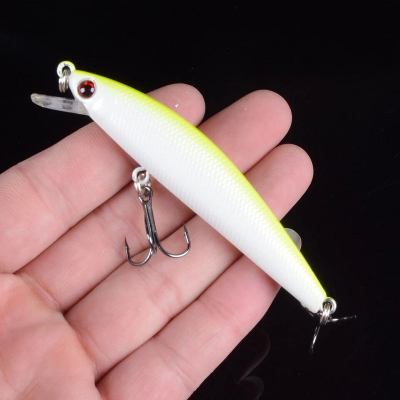 1tk 3D Eyes Swimfish voblerid 8,5 cm/7,5 g Minnow Fishing Lure Crankbaits Isca kunstlikud kõvasöödad õues söödaga karpkalapüügiks