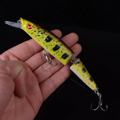 1τμχ Minnow Isca Artificial 14cm 20,9g Fishing Lure Hard Plastic Wobblers Deep Water Crankbait 5 Διαθέσιμα χρώματα 3D μάτια