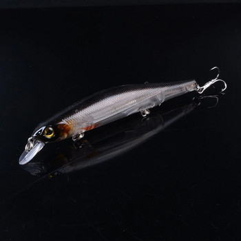 1 τεμ 12,5 cm 17g Minnow Fishing Lures Wobblers Crankbaits Jerkbaits Τεχνητά σκληρά δολώματα Άγκιστρα 3D μάτια για ψάρεμα κυπρίνου Pesca