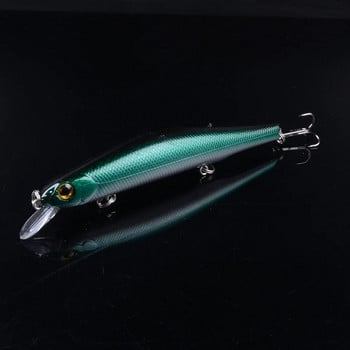 1 τεμ 12,5 cm 17g Minnow Fishing Lures Wobblers Crankbaits Jerkbaits Τεχνητά σκληρά δολώματα Άγκιστρα 3D μάτια για ψάρεμα κυπρίνου Pesca