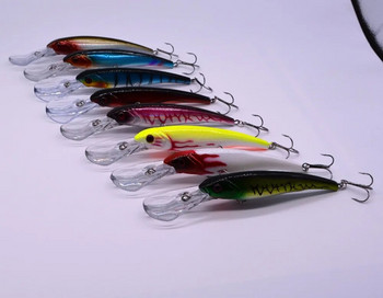 16,5cm 29g Fishing Lure Minnow σκληρό δόλωμα Τεχνητό με 2 αγκίστρια ψαρέματος εργαλεία ψαρέματος Lure 3D eyes peche pesca