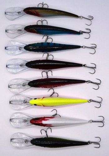 16,5cm 29g Fishing Lure Minnow σκληρό δόλωμα Τεχνητό με 2 αγκίστρια ψαρέματος εργαλεία ψαρέματος Lure 3D eyes peche pesca