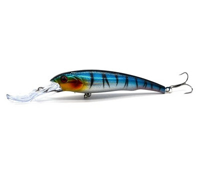 16,5cm 29g Kalasööt Minnow kõva sööt Kunstlik 2 õngekonksuga kalastustarbed Lure 3D eyes peche pesca