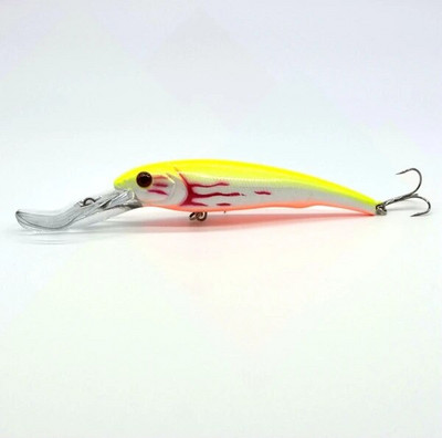 16,5cm 29g Kalasööt Minnow kõva sööt Kunstlik 2 õngekonksuga kalastustarbed Lure 3D eyes peche pesca