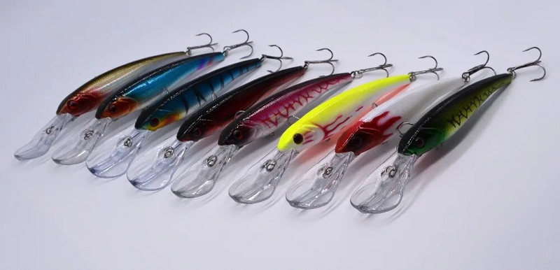 16,5cm 29g Kalasööt Minnow kõva sööt Kunstlik 2 õngekonksuga kalastustarbed Lure 3D eyes peche pesca