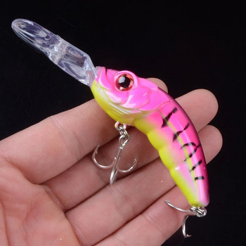 1 τεμ 10 cm 12,8 g Sinking Minnow Lure Εργαλείο ψαρέματος 3D Eyes Wobbler Fishing Lures Fishing Minnow Bait Artificail Hard Lure