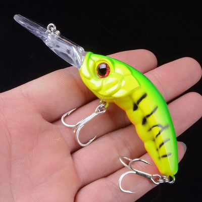1tk 10cm 12,8g uppuv Minnow lant 3D Eyes Wobbler püügi landid Minnow Bait Artificail kõva lant
