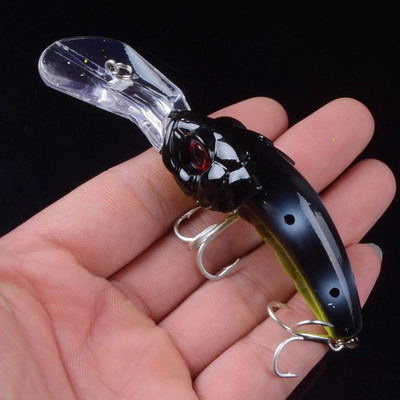 1tk 10cm 12,8g uppuv Minnow lant 3D Eyes Wobbler püügi landid Minnow Bait Artificail kõva lant