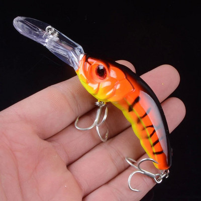 1tk 10cm 12,8g uppuv Minnow lant 3D Eyes Wobbler püügi landid Minnow Bait Artificail kõva lant