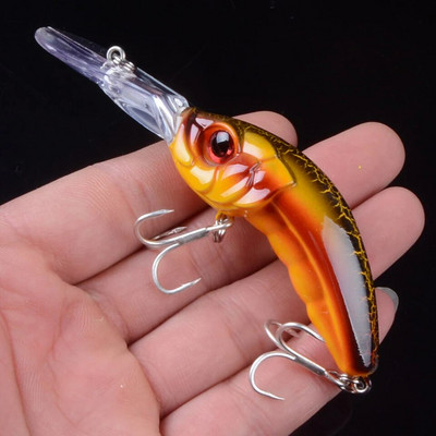 1tk 10cm 12,8g uppuv Minnow lant 3D Eyes Wobbler püügi landid Minnow Bait Artificail kõva lant