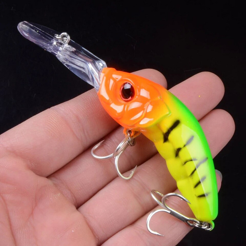 1tk 10cm 12,8g uppuv Minnow lant 3D Eyes Wobbler püügi landid Minnow Bait Artificail kõva lant