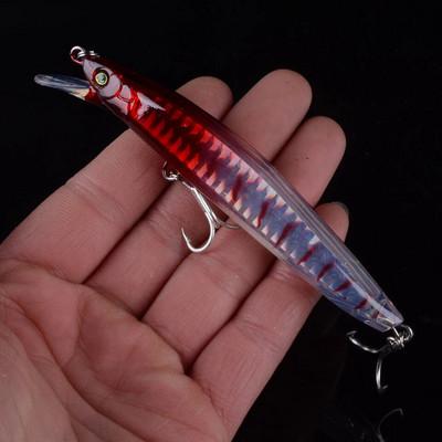 1tk Merekalapüügi Minnow Wobbler Lure Swim Hard Bait 115mm/12.8g Kunstlik Crankbait Haug Pesca Trolling jerkbait Kalastustarbed