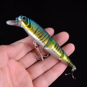 Νέα άφιξη 1τμχ 11cm/15g Fishing Lures 3 Segment Lifelike Swimbait Πλαστικά σκληρά δολώματα 5 χρωμάτων Διαθέσιμα Wobblers Δόλωμα για ψάρεμα