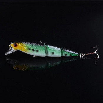 Νέα άφιξη 1τμχ 11cm/15g Fishing Lures 3 Segment Lifelike Swimbait Πλαστικά σκληρά δολώματα 5 χρωμάτων Διαθέσιμα Wobblers Δόλωμα για ψάρεμα