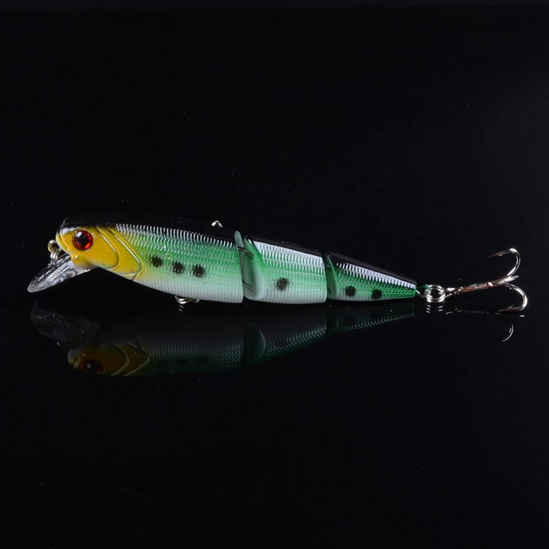 Uus saabumine 1tk 11cm/15g kalapüügi landid 3 segmendi Lifelike Swimbait plastikust kõvasöödad 5 värvi Saadaval Voblerid kalasööt