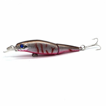 1τεμ 9,2cm/3,6in 7,6g/0,27oz Fishing Lures Minnow Crankbait Wobblers 8 χρώμα Minnow δόλωμα ψαρέματος 6# Hook hard Bait 3D Eyes Pesca