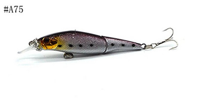 1 tk 9,2 cm / 3,6 tolli 7,6 g / 0,27 untsi kalapüügi landid Minnow Crankbait voblerid 8 värvi Minnow kalasööt 6# Konks kõva sööt 3D Eyes Pesca