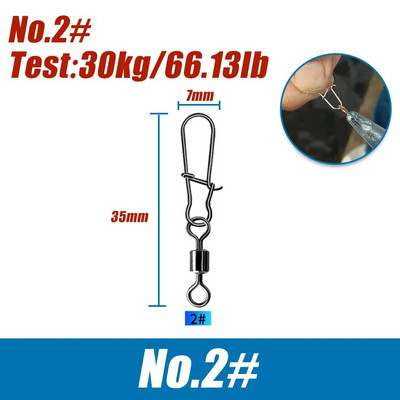 50/100 tk kalapüügi pistik roostevabast terasest laager veerev õngekonksud merepüügi peibutis multifunktsionaalne pin Jig Tackle