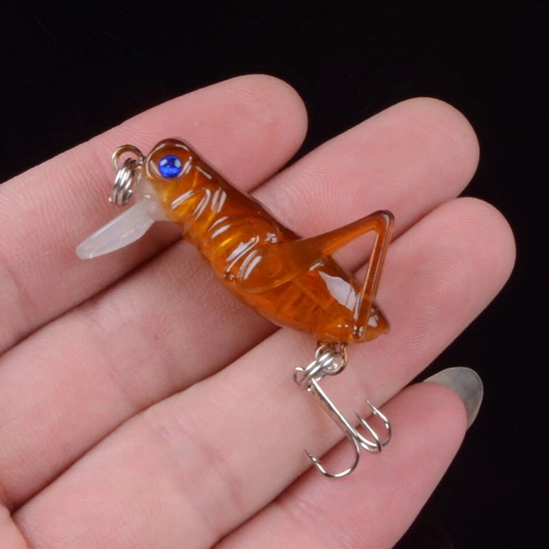 1 tk 3,5 cm 3g rohutirtsu putukad Püügilandid Lendav vobler Lant kõva sööt Elutruu Kunstsöödad Bass Pesca Swimbait