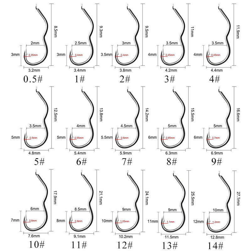 Γάντζος ψαρέματος από ατσάλι υψηλού άνθρακα Νέας εφεύρεσης Αξεσουάρ Αξεσουάρ Ψαρέματος Κυπρίνου Αιχμηρό Αγκαθωτό Αυτόματο Πτυσσόμενο Άγκιστρο 12 τμχ/Συσκευασία