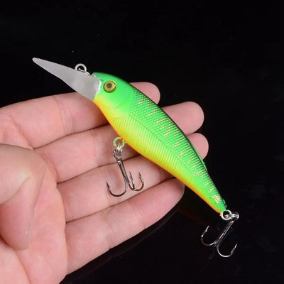 1 tk kalapüügi landid 10 cm 11 g Minnow lant, 3 värvi vali kõrge kvaliteediga kõva sööt Crankbait vobbler kalastustarvete hulgimüük