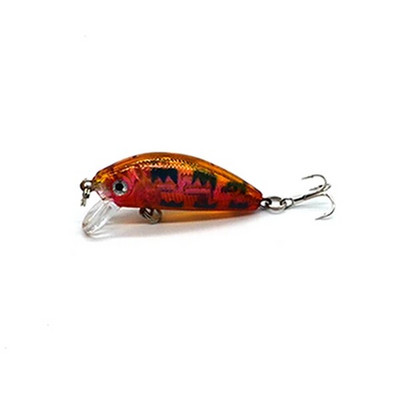 5cm/1,97in 3,6g/0,17oz Ριγέ μπάσο Floating Minnow Lure Artificial Fish Lures Hard Bait Swim Fishing Tackle Samll Crankbait