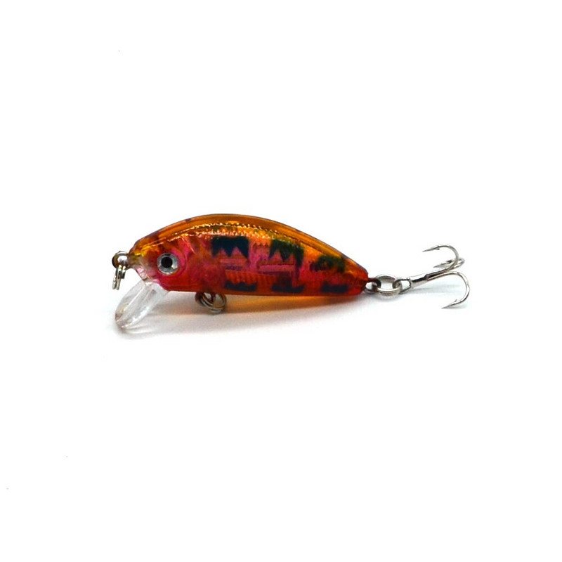 5cm/1,97in 3,6g/0,17oz Ριγέ μπάσο Floating Minnow Lure Artificial Fish Lures Hard Bait Swim Fishing Tackle Samll Crankbait