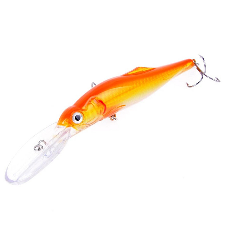 1 tk voblerid haugipüügiks uppuvad jerkbait Minnow kalapüügi landid/kaunistused/riistad Swimbait võlts-/kunstlikud/suure söödaga kõvad landid