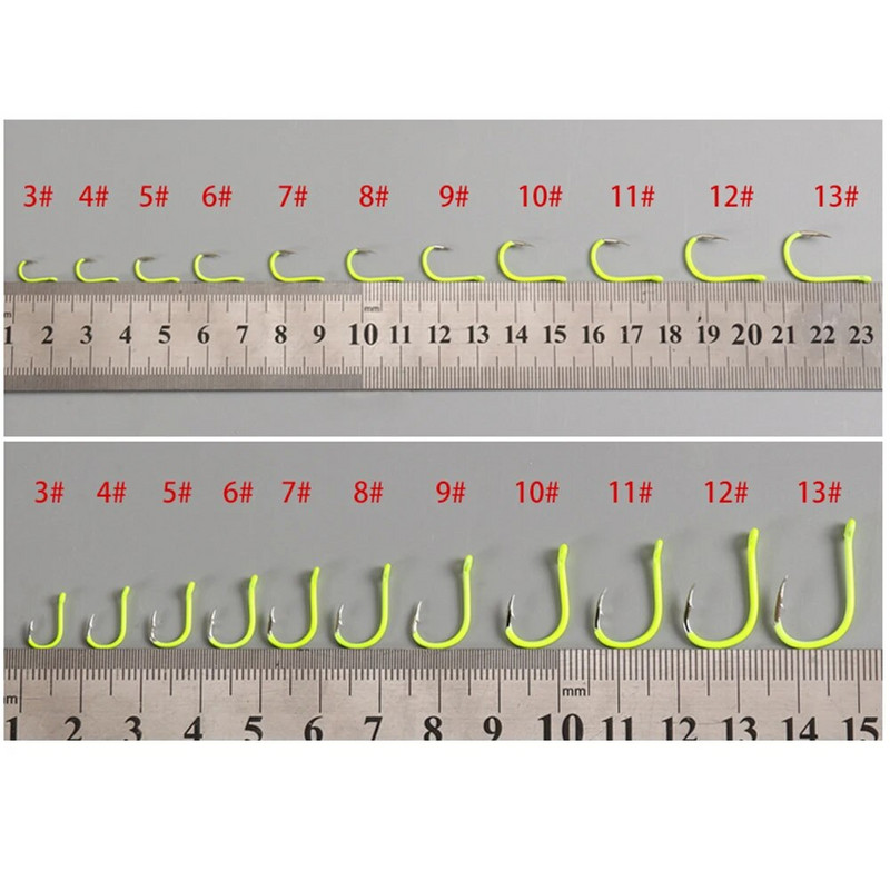 50 komada fluorescentnih udica za pecanje, bodljikava jednokružna udica za šarana, morska udica od ugljičnog čelika, dodaci za mušičarenje