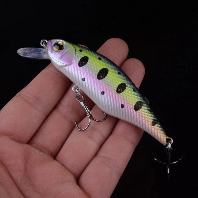 1tk kõva vobleriga püügilant Minnow 8,5 cm 13,3 g tehisplastist sööt 3D Eyes Crankbait Jaapani kala VIB Swimbait Pesca Isca