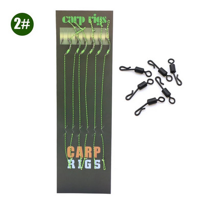 6gab. Karpu makšķerēšanas piederumi Matu mehānismi ar dzeloņstieņu makšķerēšanas āķi, gatavi piesieti karpu auklai.